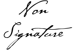 Non-Signature