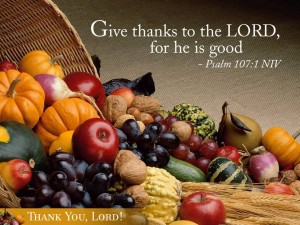 give thanks to the lord