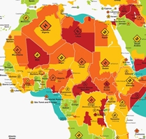 4) Discover How Much Danger You’re In with this Color-coded Map