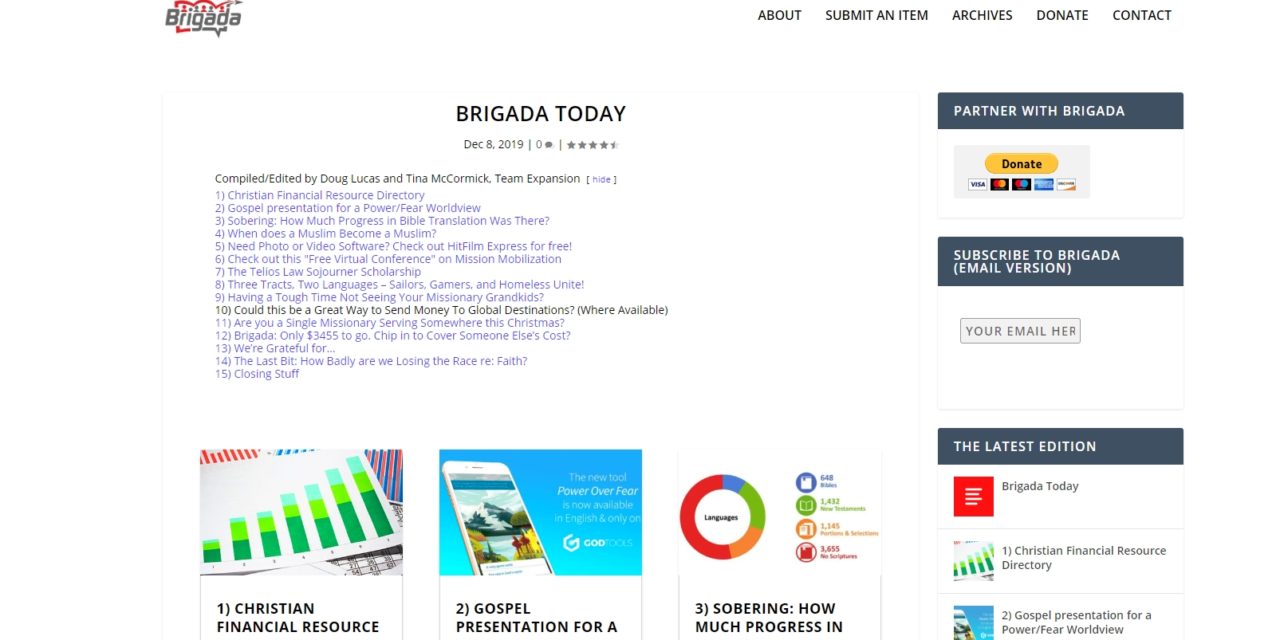 6) How to Read Brigada’s New Website (a.k.a. “Rock Brigada”)
