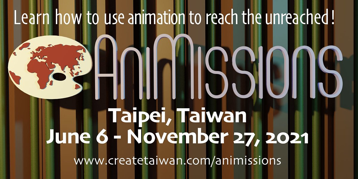 1) New Animation Course from Create International Taiwan
