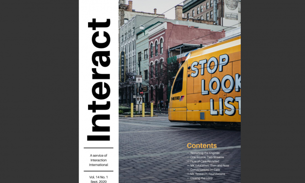 8) Interact Magazine Relaunched