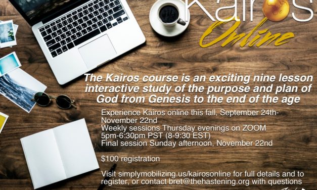 6) Kairos Course is Now Online