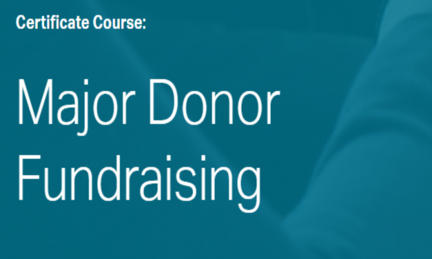 3) Certificate in Major Donor Fundraising