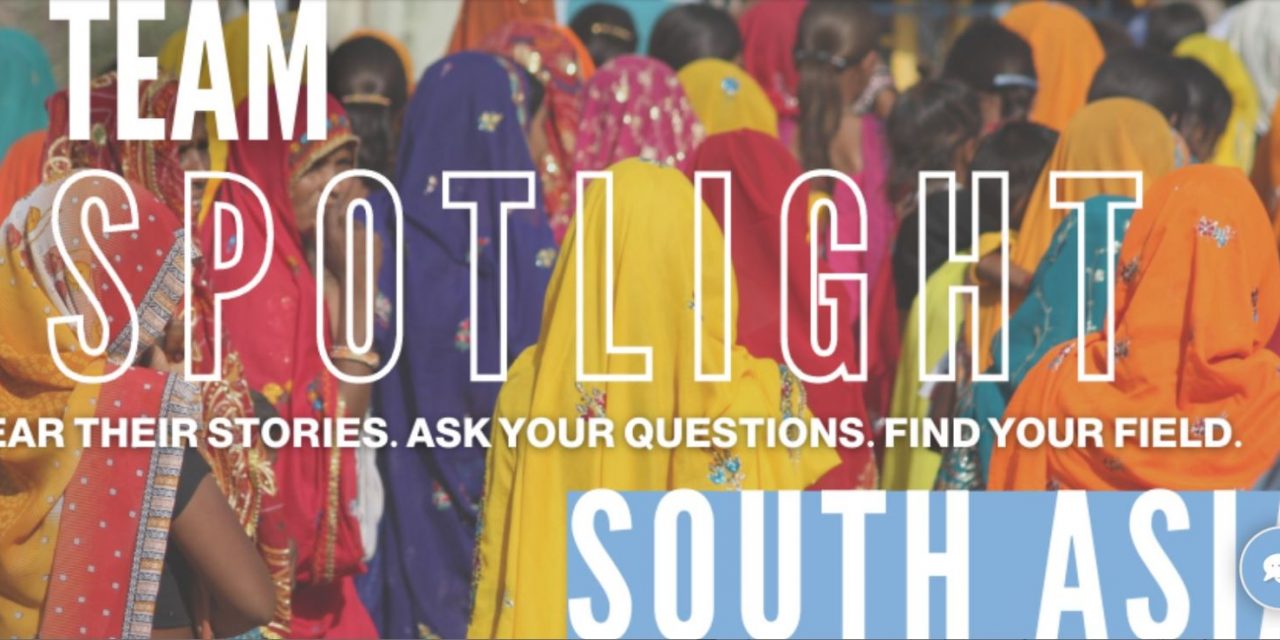 3) Team Spotlight: South Asia