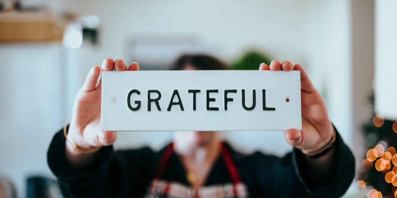 9) We are Grateful for…