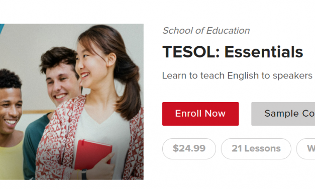 1) Low-Cost, Flexible TESOL Training