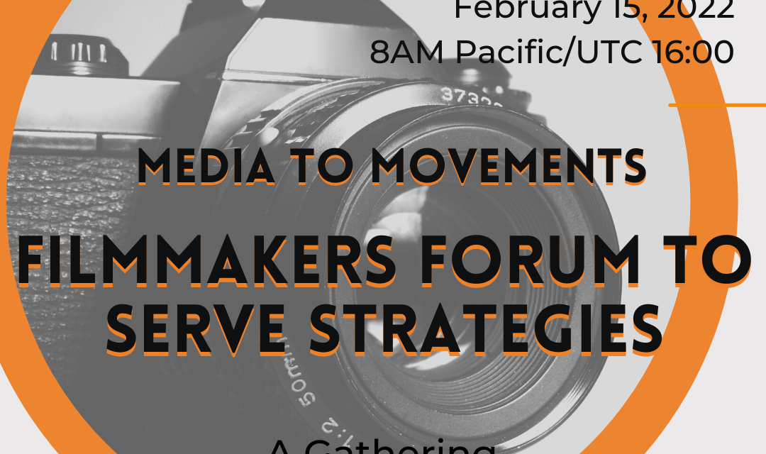 1) M2M Filmmakers Forum to Serve Strategies