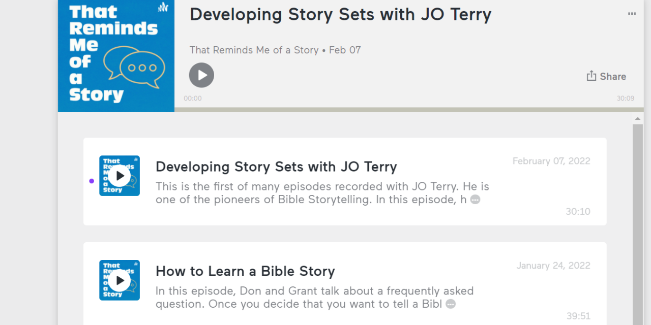 3) Interested in Orality? Try this New Podcast