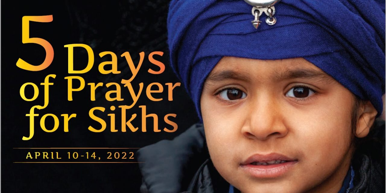 2) 5 Days of Prayer for Sikhs