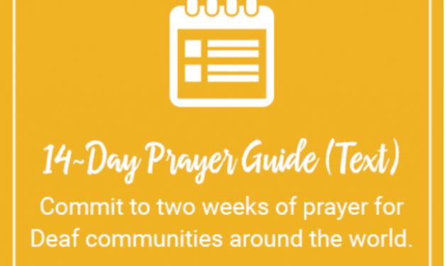 3) 14-Day Prayer Guide for Deaf Communities Around the World
