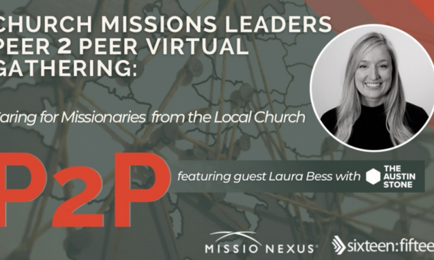 7) Caring for Missionaries from the Local Church