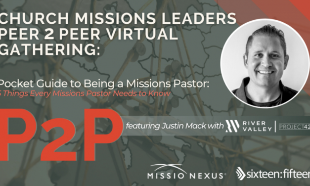 8) Pocket Guide to Being a Missions Pastor Event
