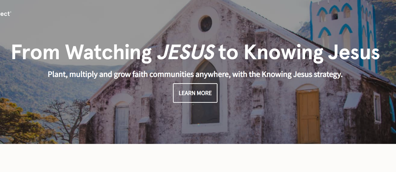 2) Knowing Jesus