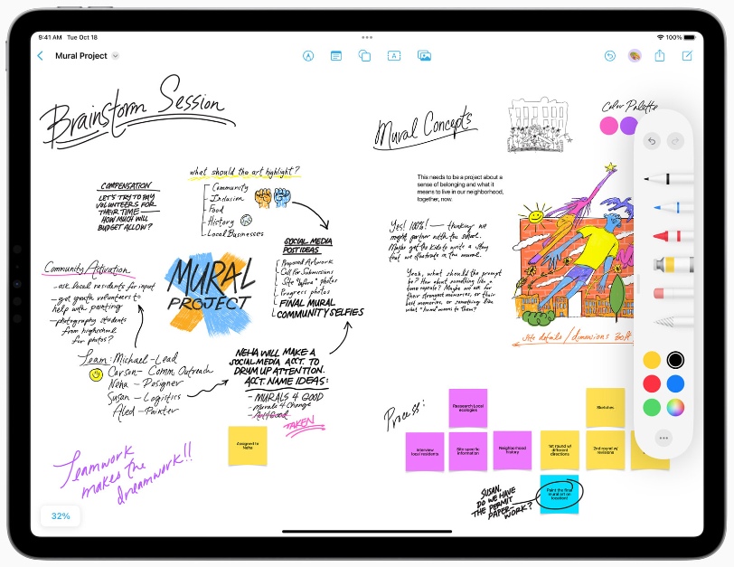 6) Brand New Brainstorming App from Apple