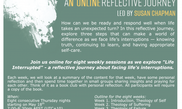2) Life Interrupted: A Reflective Online Journey