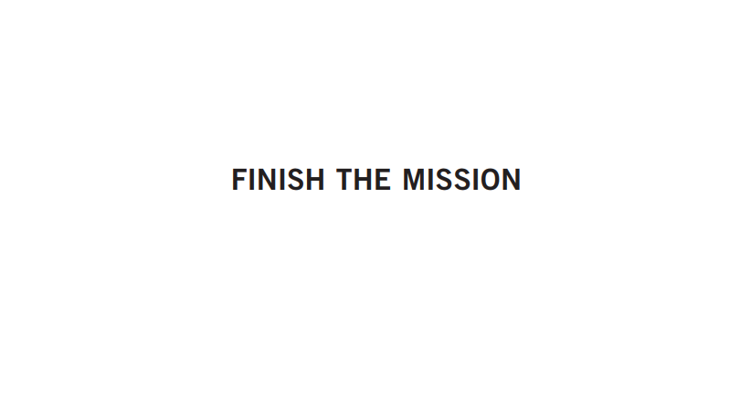 10) Download a Free Copy of “Finish the Mission”