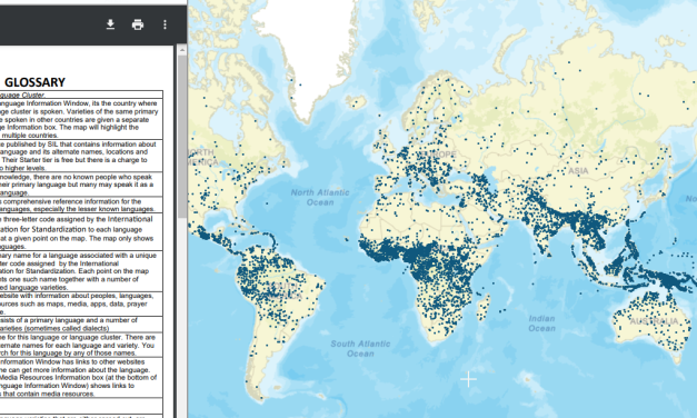1) Cool New Interactive Map from Global Recordings Network