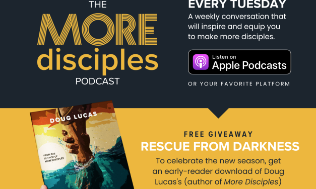 2) Free Book to Celebrate New Season at More Disciples Podcast