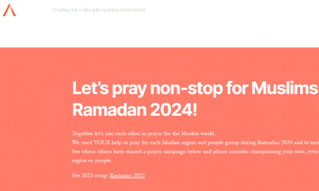 7) Join with the “Pray4” Movement During Ramadan Starting March 10
