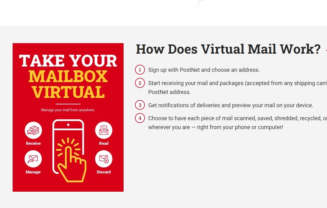 8) Need a Virtual PO Box?
