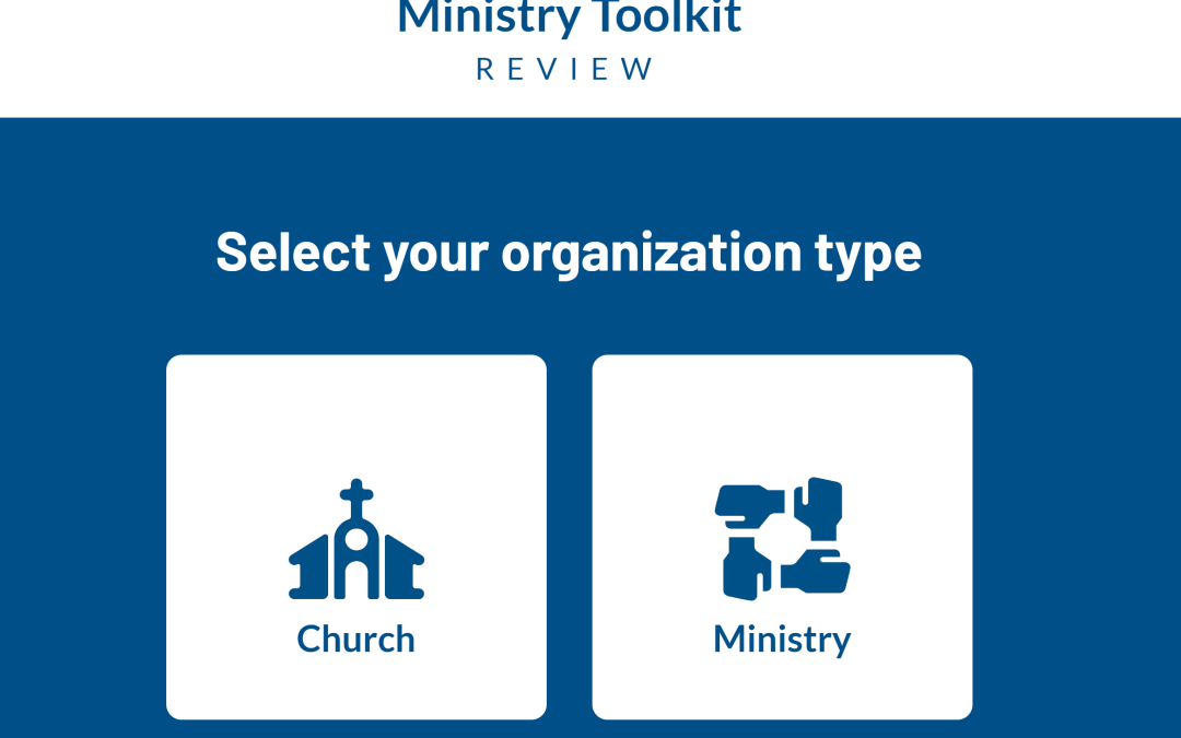 6) Ministry Toolkit Review