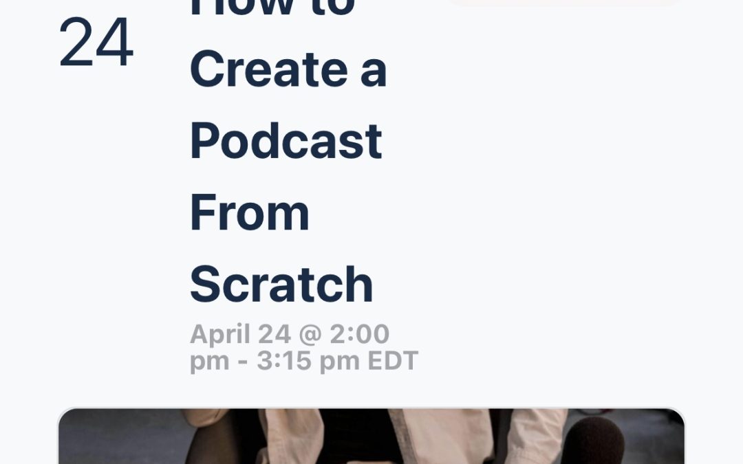 2) How to Start a Podcast From Scratch