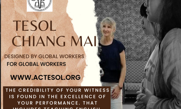 3) TESOL Training for Missionaries