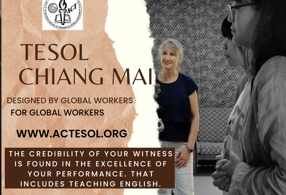 3) TESOL Training for Missionaries