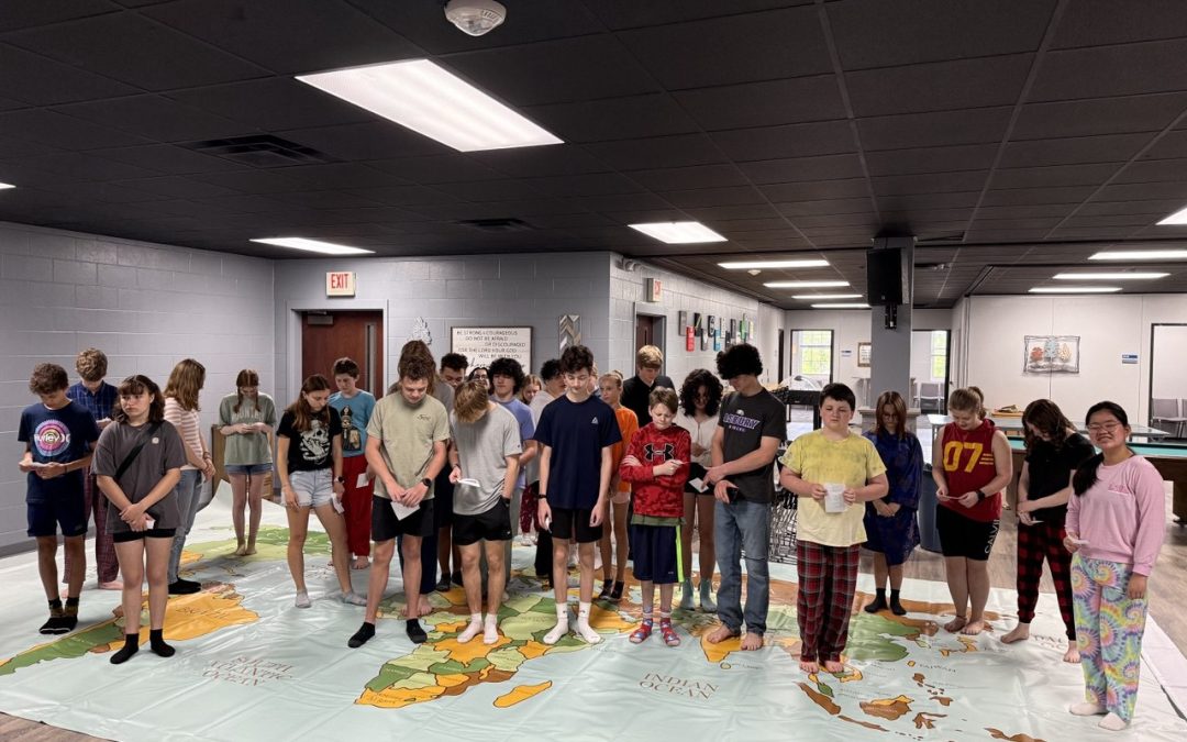 10) Feature A Giant World Prayer Floor Map At Your Next Event